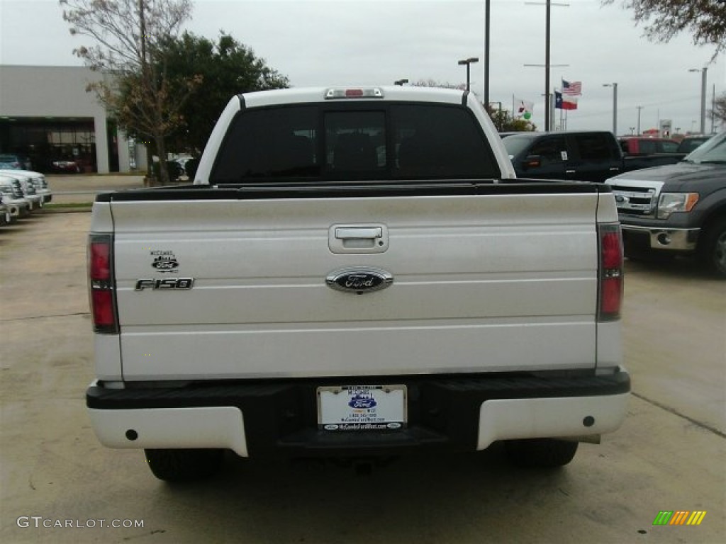 2011 F150 Limited SuperCrew 4x4 - White Platinum Metallic Tri-Coat / Black photo #4