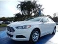 2014 White Platinum Ford Fusion SE  photo #1