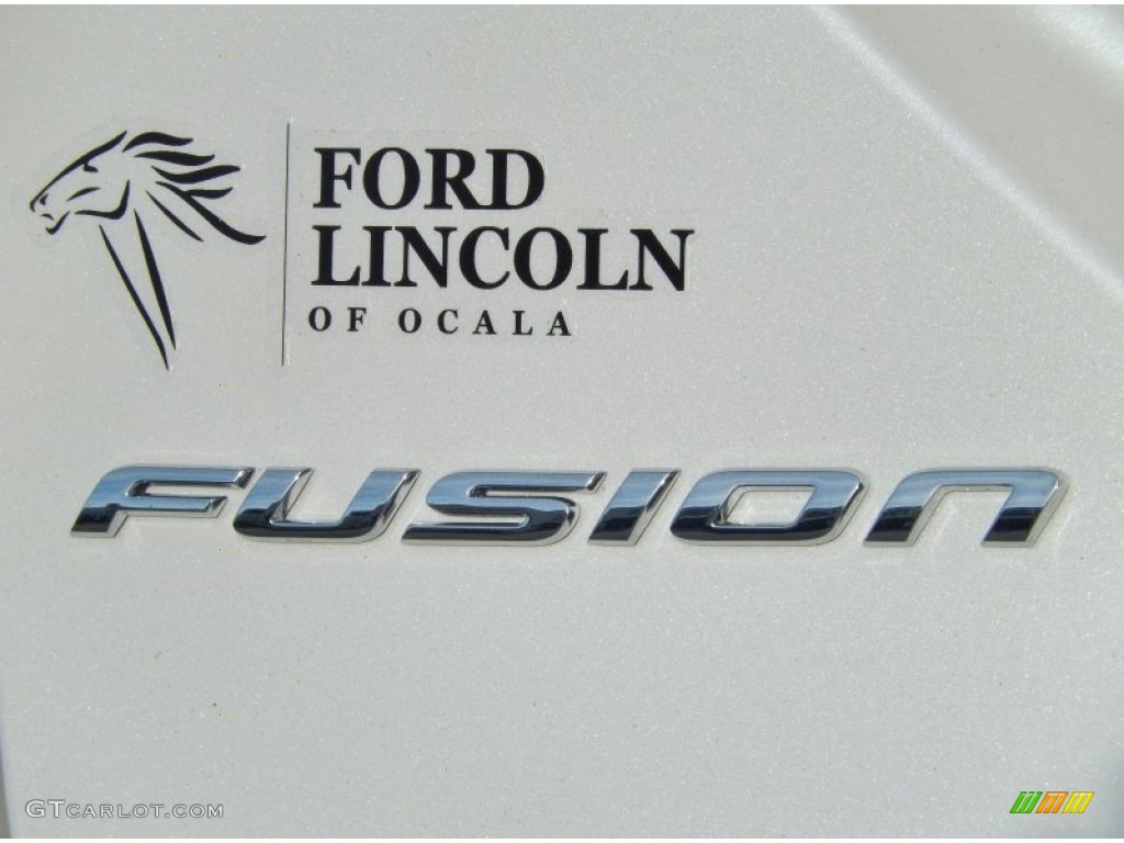 2014 Fusion SE - White Platinum / Dune photo #4