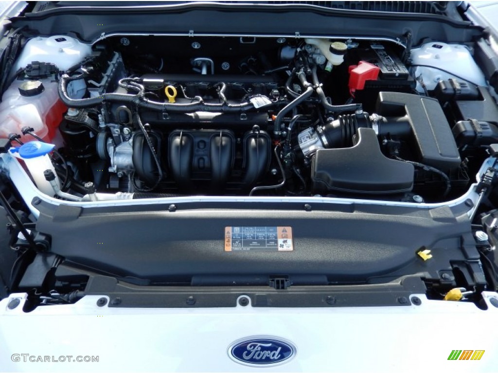 2014 Fusion SE - White Platinum / Dune photo #11