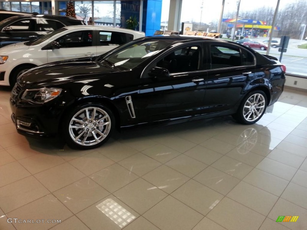Phantom Black Metallic 2014 Chevrolet SS Sedan Exterior Photo #88598359
