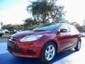 Ruby Red 2014 Ford Focus SE Sedan Exterior