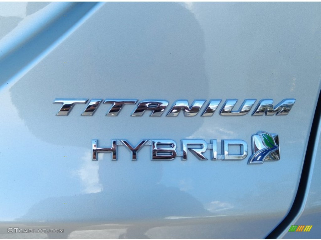 2014 Fusion Hybrid Titanium - Ingot Silver / Charcoal Black photo #5