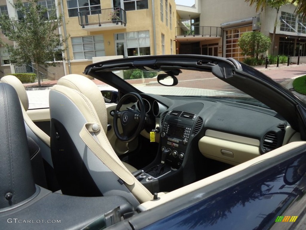 2006 SLK 280 Roadster - Caspian Blue Metallic / Beige photo #13