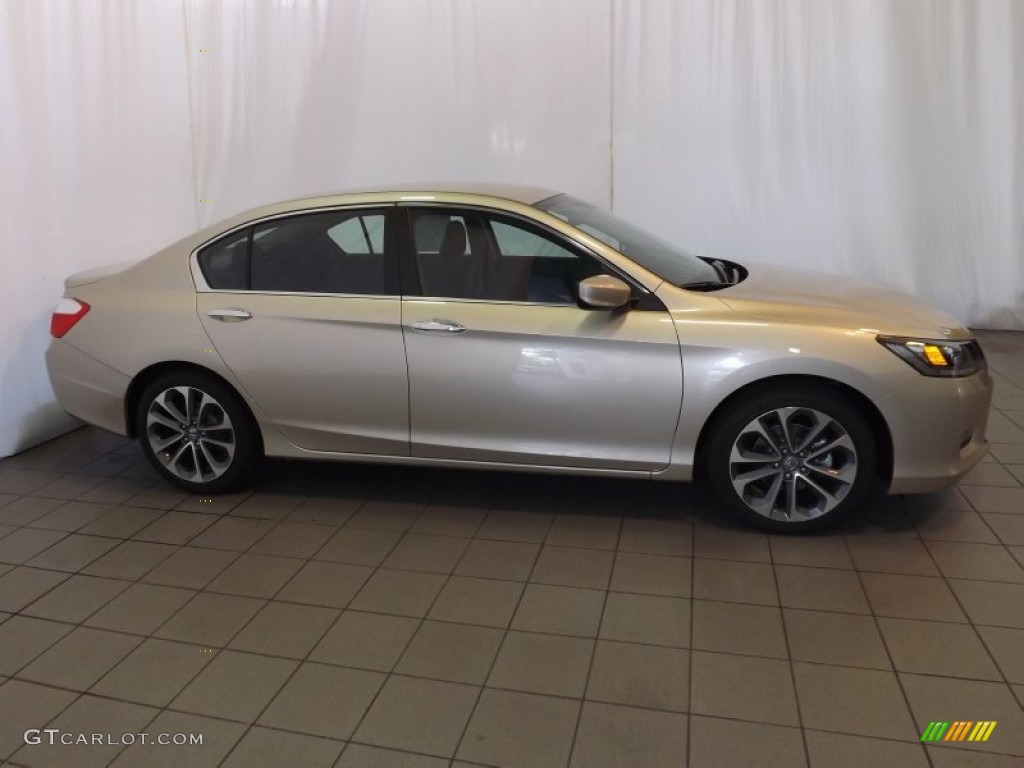 2014 Accord Sport Sedan - Champagne Frost Pearl / Black photo #5