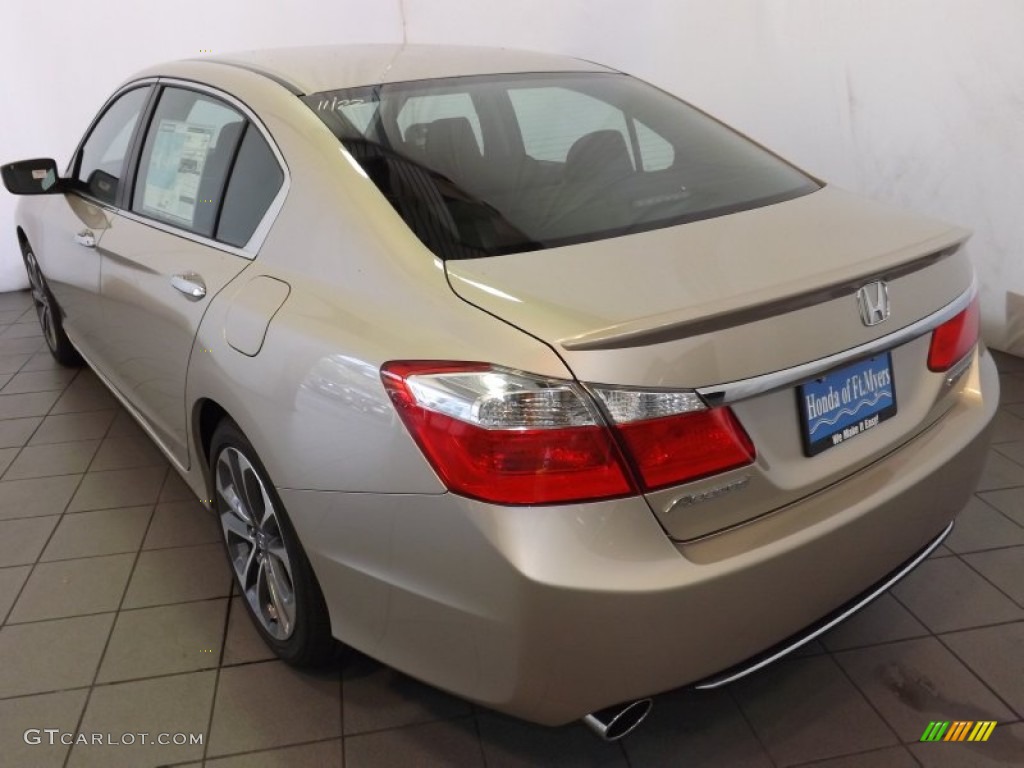 2014 Accord Sport Sedan - Champagne Frost Pearl / Black photo #6