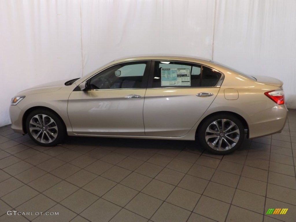 2014 Accord Sport Sedan - Champagne Frost Pearl / Black photo #8