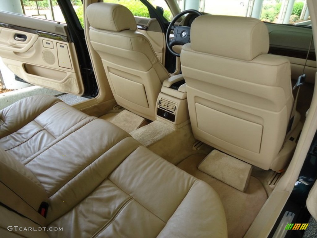 1997 BMW 7 Series 740iL Sedan Rear Seat Photo #88599685
