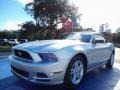 2014 Ingot Silver Ford Mustang V6 Premium Convertible  photo #1