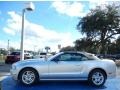 2014 Ingot Silver Ford Mustang V6 Premium Convertible  photo #2