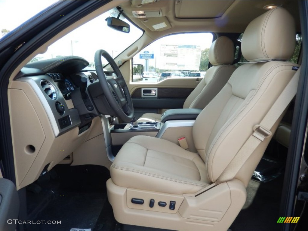 2014 Ford F150 Lariat SuperCrew Front Seat Photo #88601388