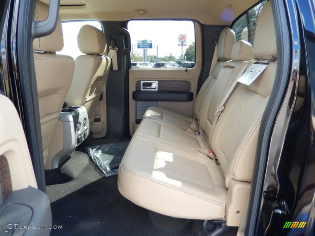 2014 Ford F150 Lariat SuperCrew Rear Seat Photo #88601416