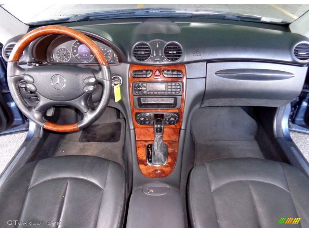 2004 CLK 500 Coupe - Cadet Blue Metallic / Charcoal photo #2