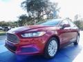 Ruby Red 2014 Ford Fusion Hybrid S