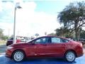 Ruby Red 2014 Ford Fusion Hybrid S Exterior
