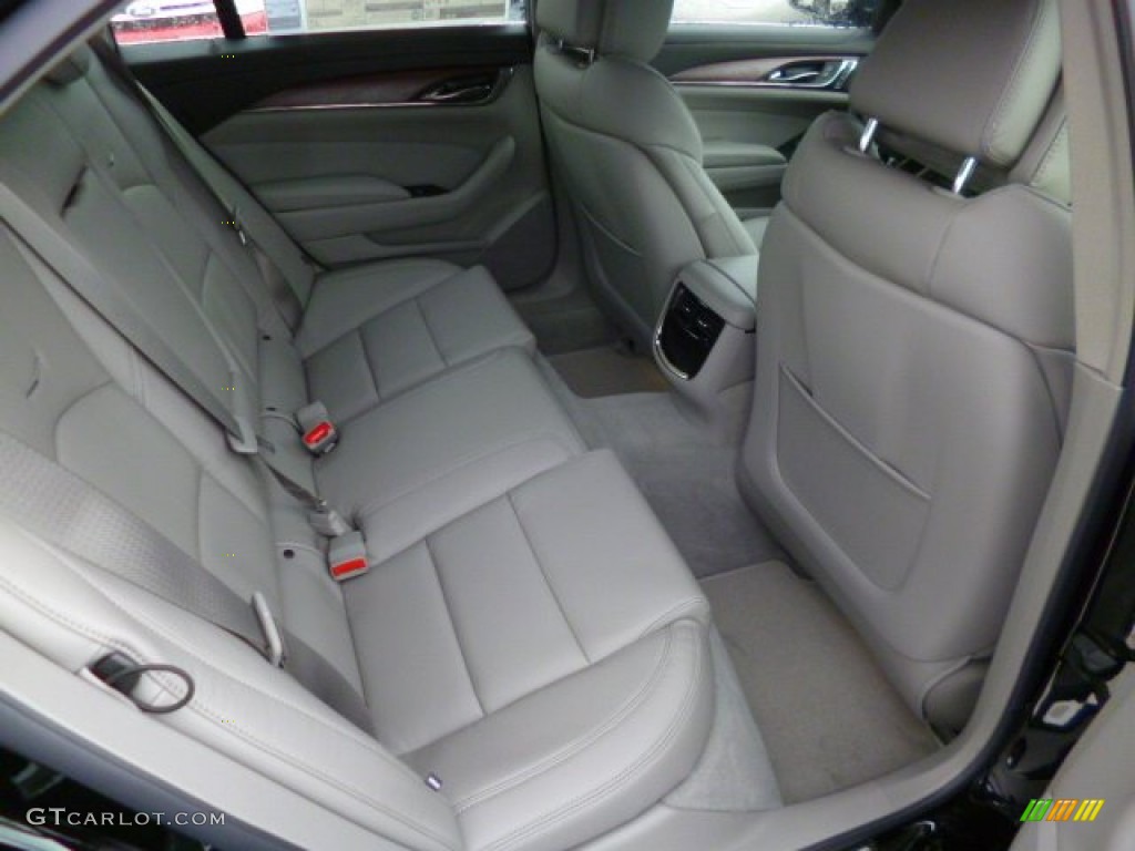 Medium Titanium/Jet Black Interior 2014 Cadillac CTS Sedan AWD Photo #88601665