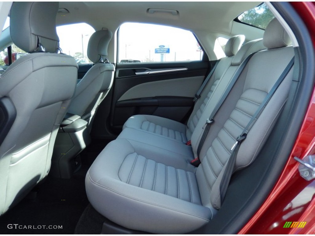 2014 Ford Fusion Hybrid S Rear Seat Photo #88601770