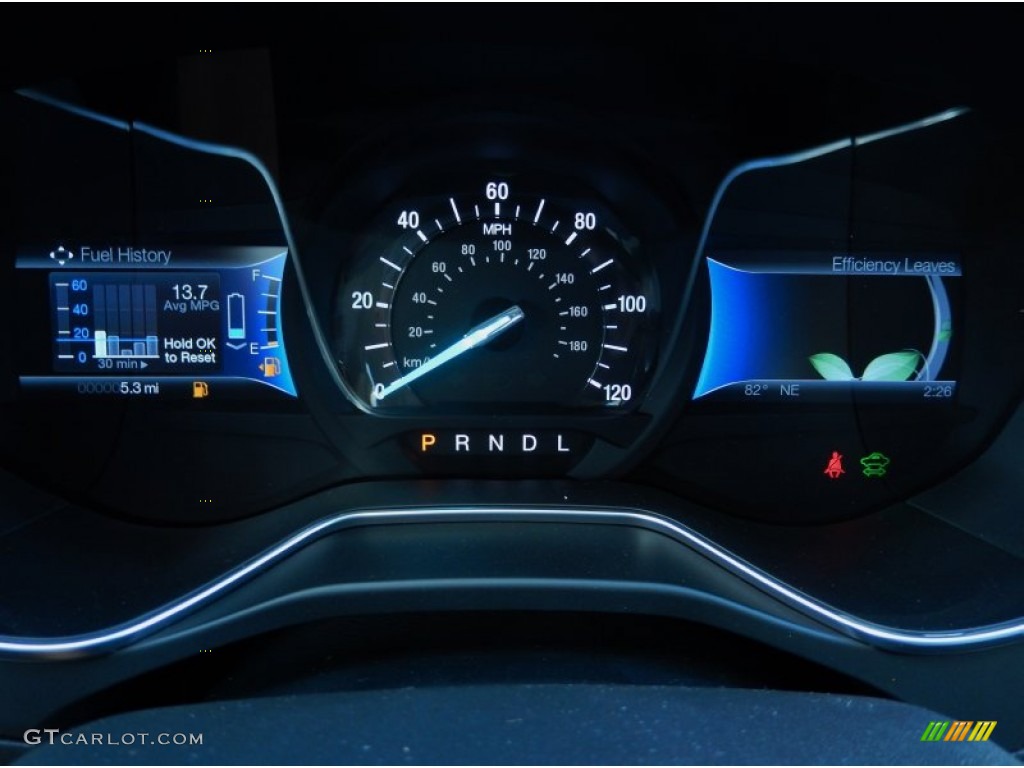 2014 Ford Fusion Hybrid S Gauges Photo #88601815