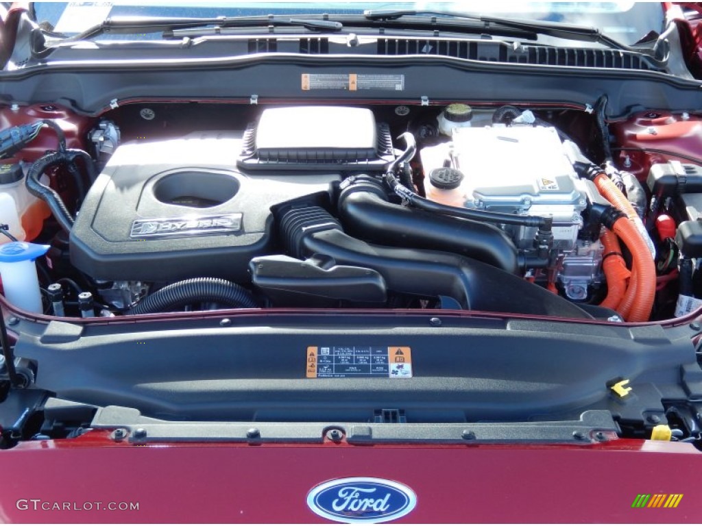 2014 Ford Fusion Hybrid S 2.0 Liter Atkinson-Cycle DOHC 16-Valve 4 Cylinder Gasoline/Electric Hybrid Engine Photo #88601866