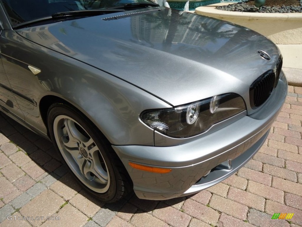 2005 3 Series 330i Coupe - Silver Grey Metallic / Grey photo #33