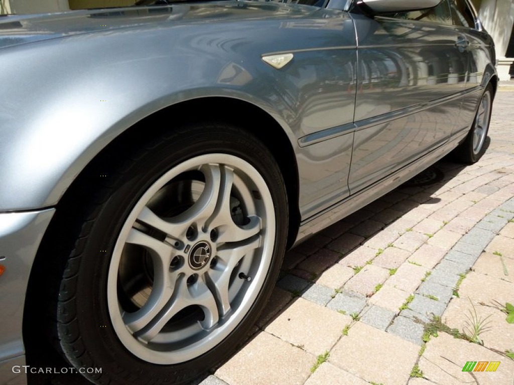2005 3 Series 330i Coupe - Silver Grey Metallic / Grey photo #34