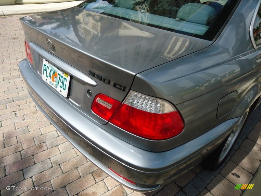 2005 3 Series 330i Coupe - Silver Grey Metallic / Grey photo #45