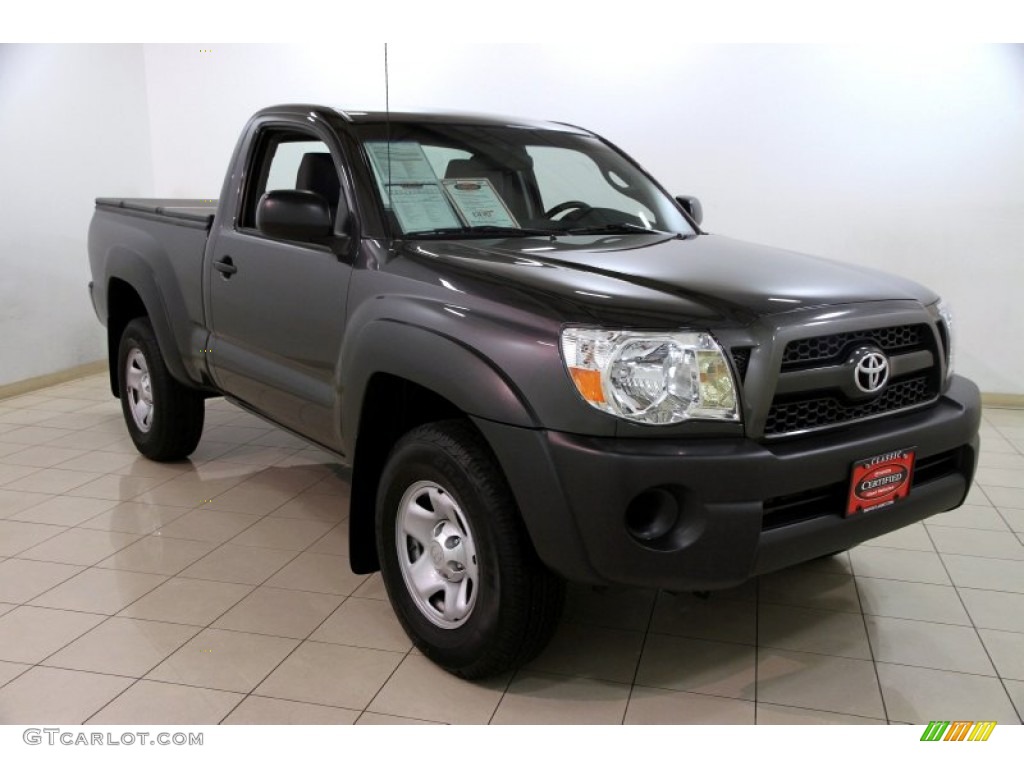 2011 Tacoma Regular Cab 4x4 - Magnetic Gray Metallic / Graphite Gray photo #1