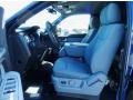 Steel Grey 2014 Ford F150 XLT SuperCab 4x4 Interior Color