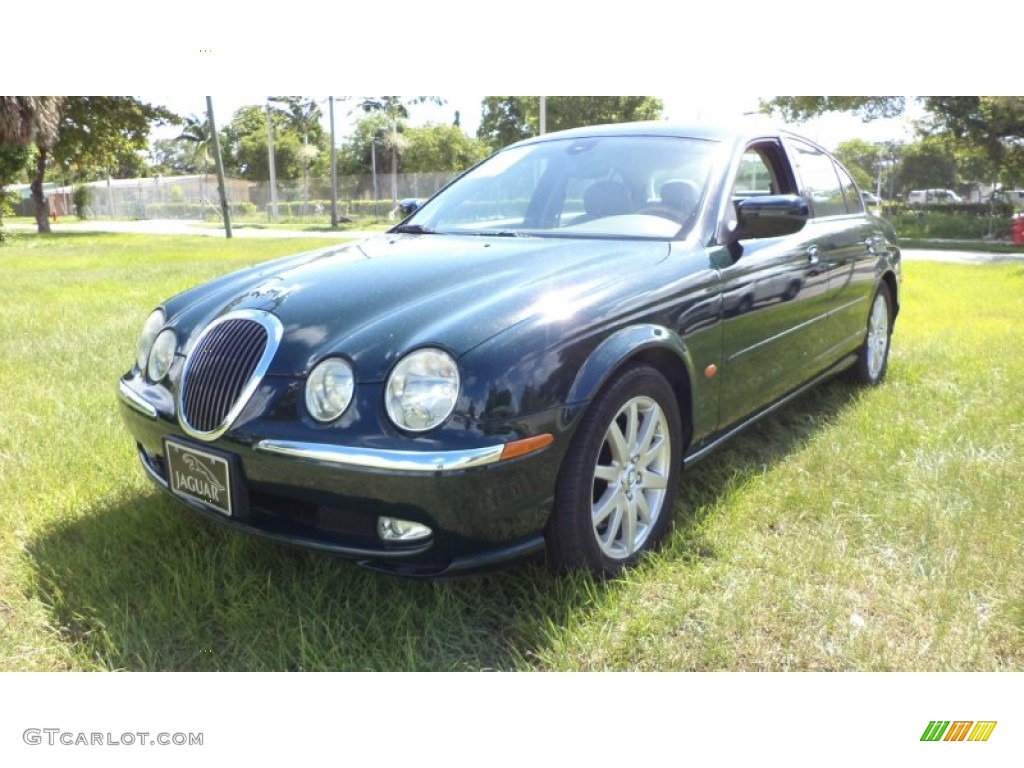 2000 S-Type 4.0 - British Racing Green / Cashmere photo #2