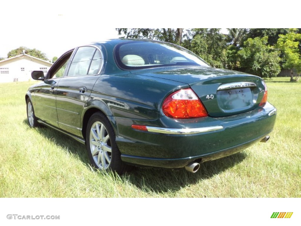 2000 S-Type 4.0 - British Racing Green / Cashmere photo #7