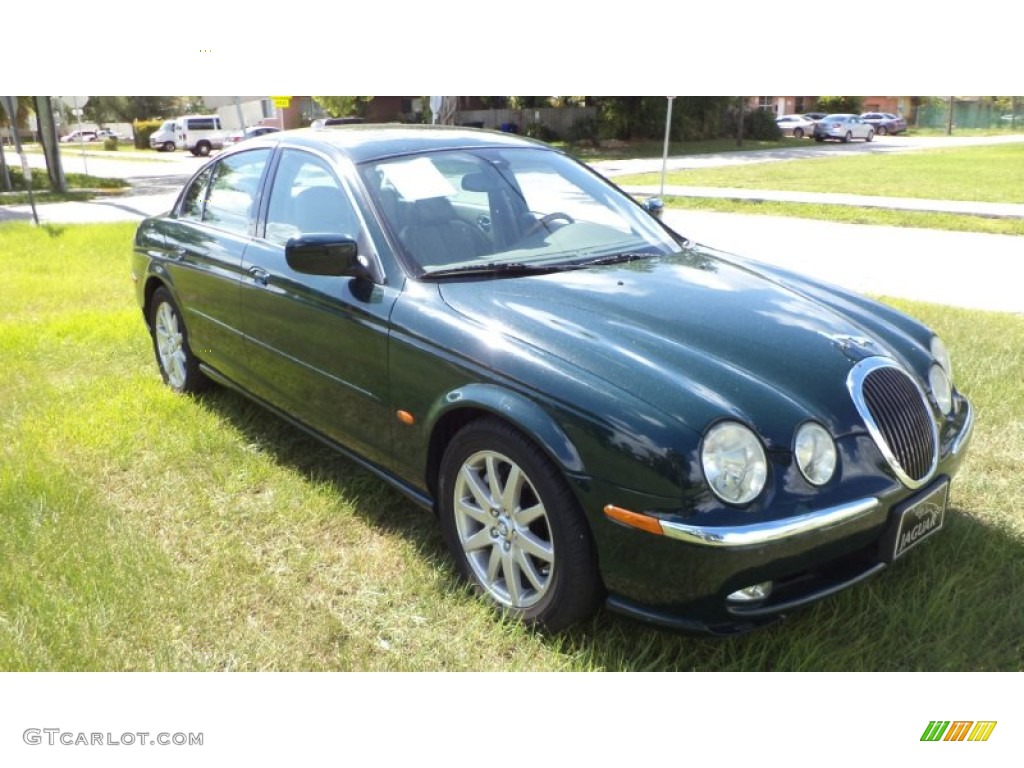 2000 S-Type 4.0 - British Racing Green / Cashmere photo #8
