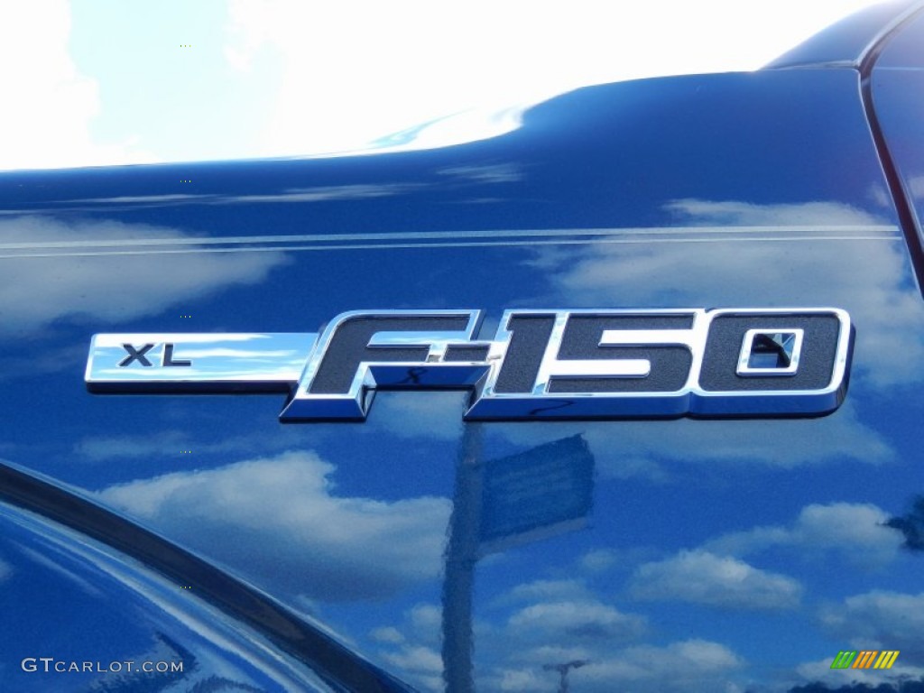 2014 F150 XL Regular Cab 4x4 - Blue Jeans / Steel Grey photo #5