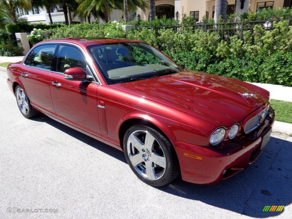 Radiance Red Metallic 2008 Jaguar XJ XJ8 L Exterior Photo #88607896