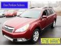 2012 Ruby Red Pearl Subaru Outback 3.6R Limited  photo #1