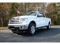Oxford White 2013 Ford F150 Lariat SuperCab 4x4