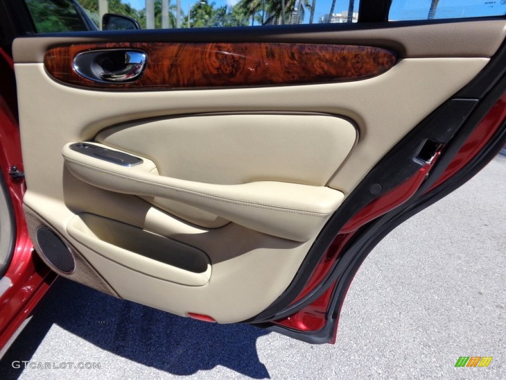 2008 Jaguar XJ XJ8 L Champagne/Mocha Door Panel Photo #88608883