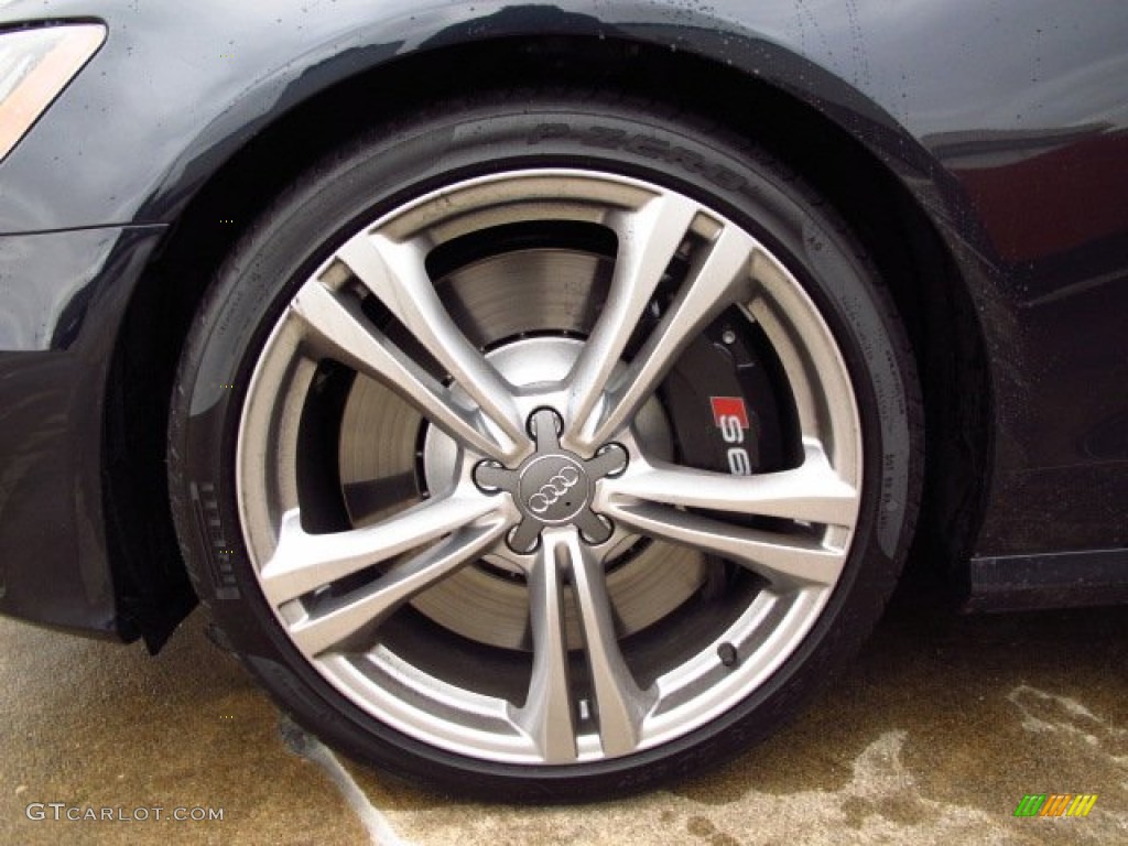 2014 S6 Prestige quattro Sedan - Moonlight Blue Metallic / Black Valcona photo #7