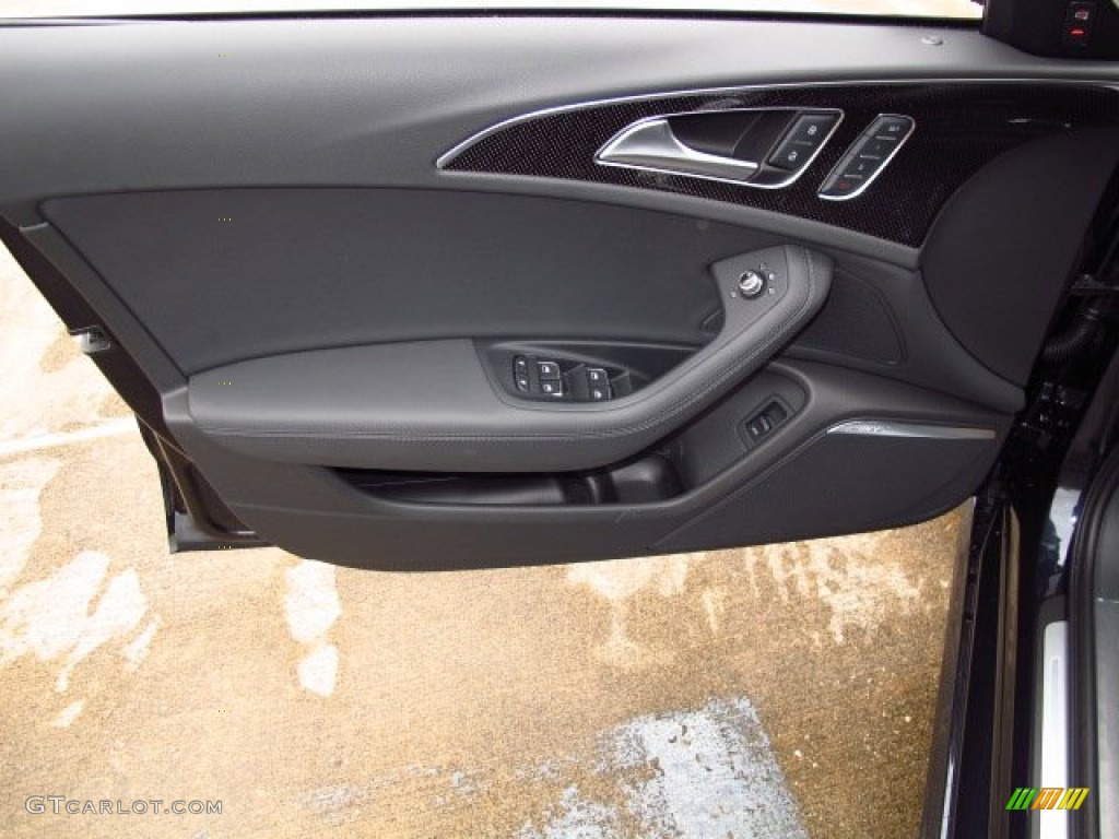 2014 S6 Prestige quattro Sedan - Moonlight Blue Metallic / Black Valcona photo #9