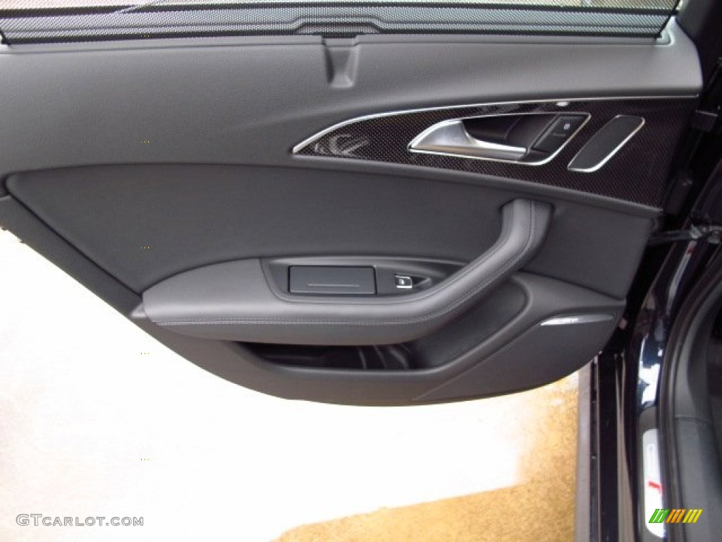 2014 S6 Prestige quattro Sedan - Moonlight Blue Metallic / Black Valcona photo #10