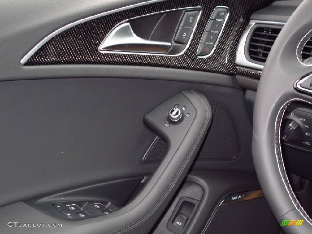 2014 S6 Prestige quattro Sedan - Moonlight Blue Metallic / Black Valcona photo #15