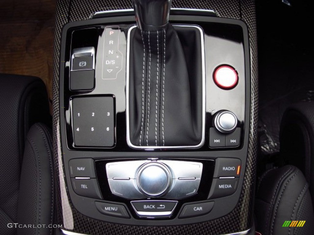 2014 S6 Prestige quattro Sedan - Moonlight Blue Metallic / Black Valcona photo #18