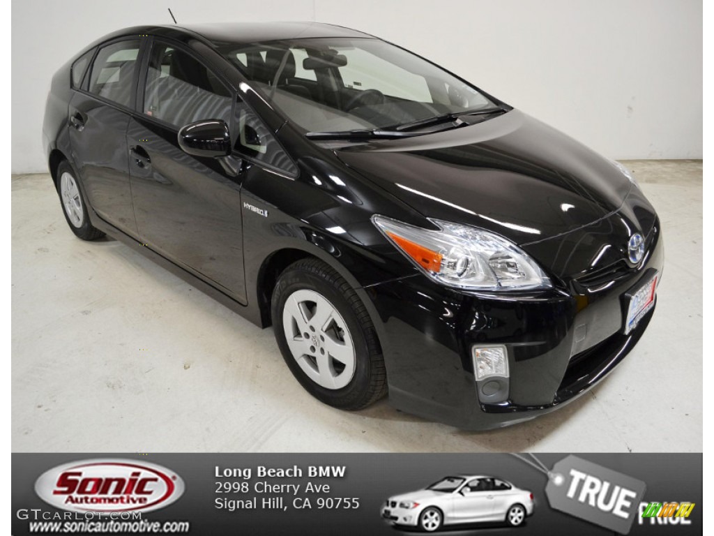 2010 Prius Hybrid II - Black / Dark Gray photo #1