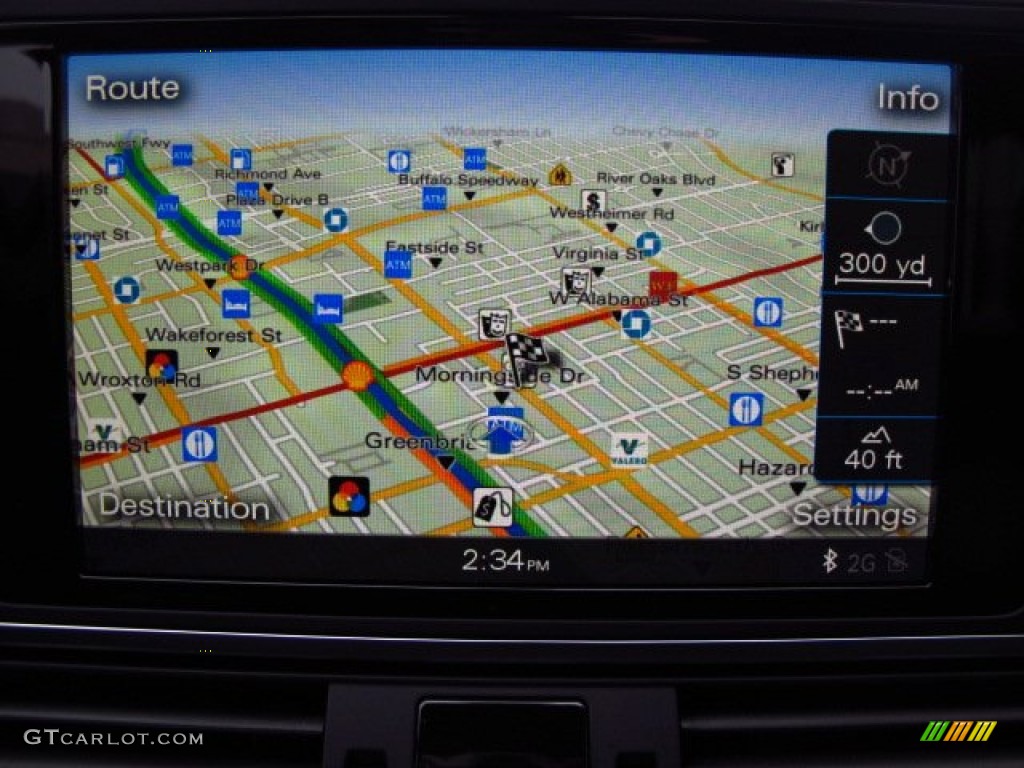2014 S6 Prestige quattro Sedan - Moonlight Blue Metallic / Black Valcona photo #22
