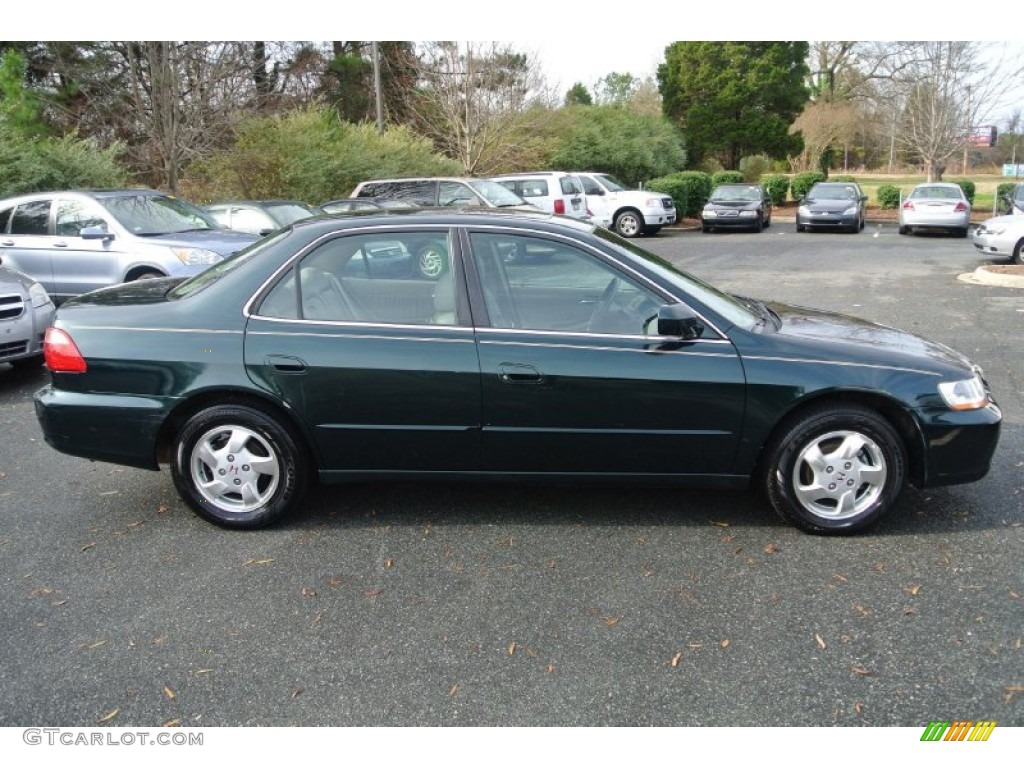 1999 Accord EX Sedan - Dark Emerald Pearl / Ivory photo #6