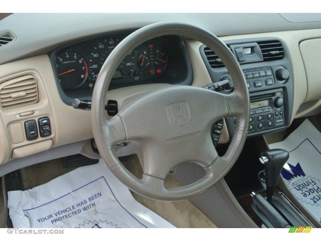 1999 Accord EX Sedan - Dark Emerald Pearl / Ivory photo #27