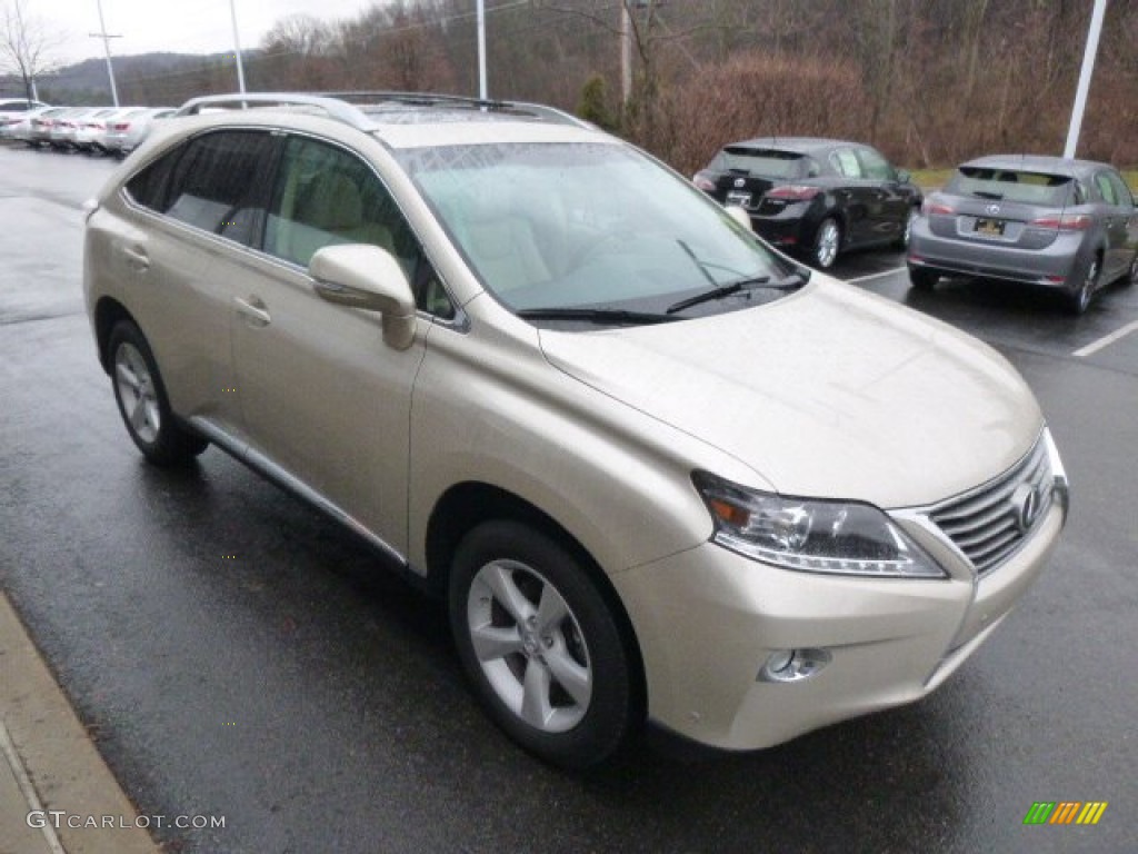 Satin Cashmere Metallic 2013 Lexus RX 350 AWD Exterior Photo #88611586