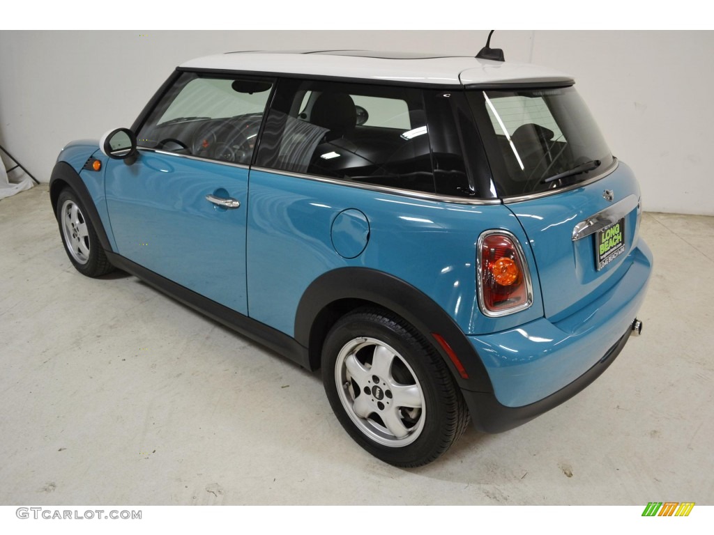 2008 Cooper Hardtop - Oxygen Blue / Grey/Black photo #7