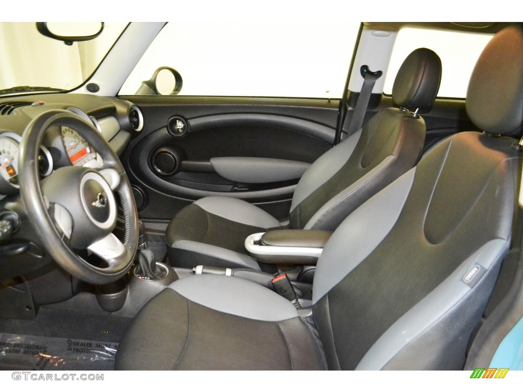 2008 Cooper Hardtop - Oxygen Blue / Grey/Black photo #13