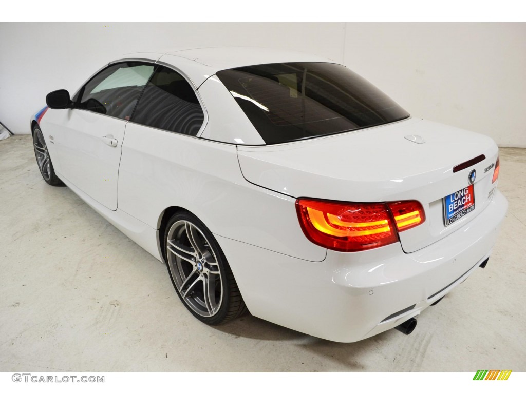 2011 3 Series 335is Convertible - Alpine White / Saddle Brown Dakota Leather photo #7