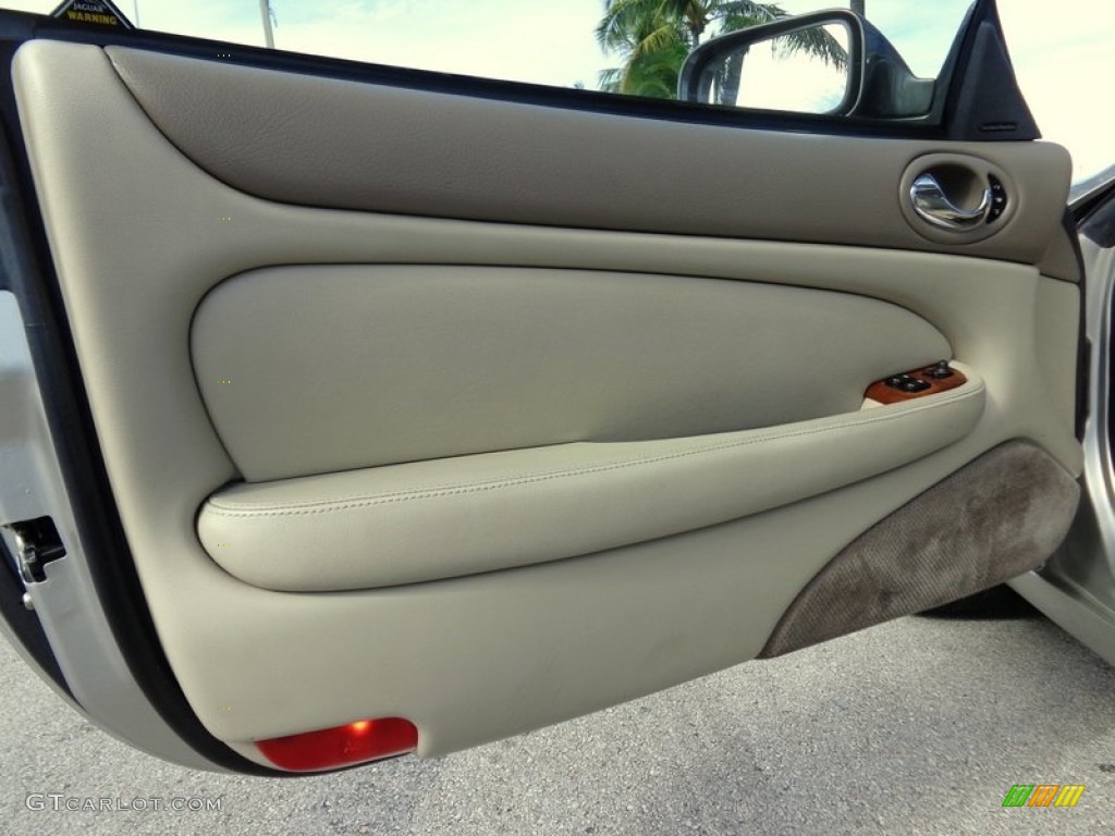 1999 XK XK8 Coupe - Meteorite SIlver Metallic / Oatmeal photo #62